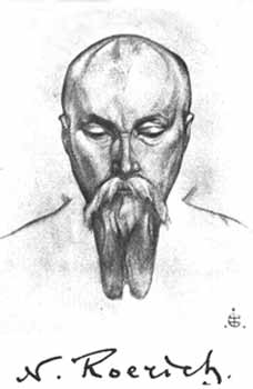 Portrait by his son, Svetoslav Roerich